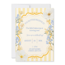 Our Little Buttercup Birthday Invite 