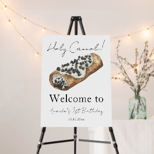 Our Little Cannoli 1st Birthday Party Foam Board