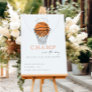 Our Little Champ Basketball Baby Shower Welcome Foam Board