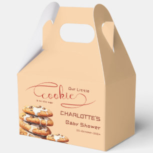 Our Little Cookie Is On The Way Cute Baby Shower Favor Boxes