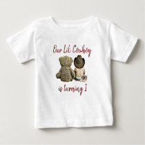 Our Little Cowboy Birthday Baby T-Shirt