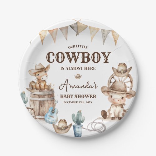Our Little Cowboy Wild West Baby Shower