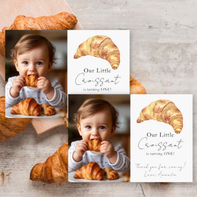 Our Little Croissant 1st Birthday Thank you (Creator Uploaded)