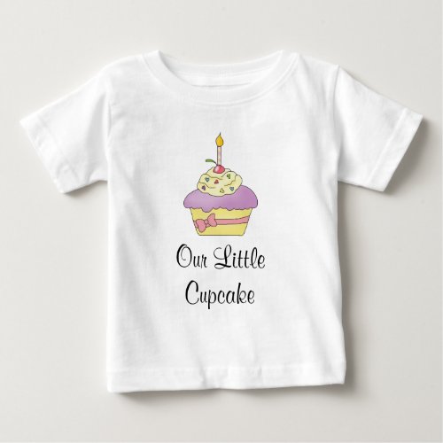 Our Little Cupcake Purple Shirt