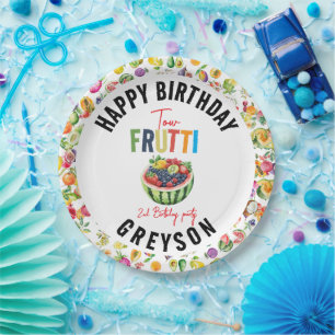 Our little cutie fruitt 2nd Birthday Party Paper Plates