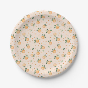 Our Little Cutie Is One First Birthday Paper Plates