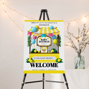 Our Little Cutie Lemonade Stand Baby Shower Foam Board