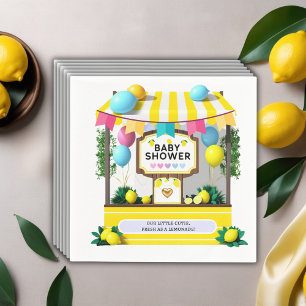 Our Little Cutie Lemonade Stand Baby Shower Napkins