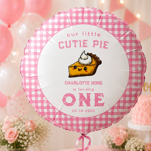 Our Little Cutie Pi Day 1st Birthday Balloon