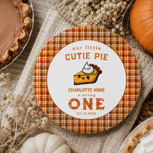 Our Little Cutie Pi Day 1st Birthday Button