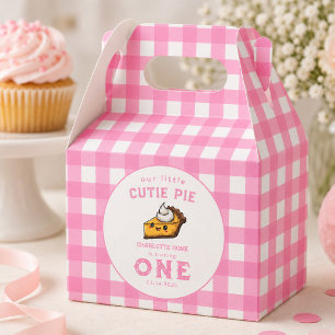 Our Little Cutie Pi Day 1st Birthday Favor Boxes