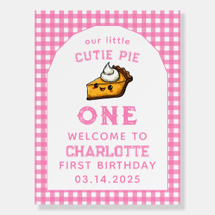 Our Little Cutie Pi Day 1st Birthday Foam Board