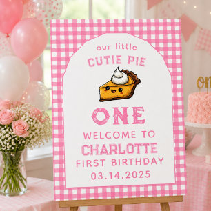 Our Little Cutie Pi Day 1st Birthday Foam Board