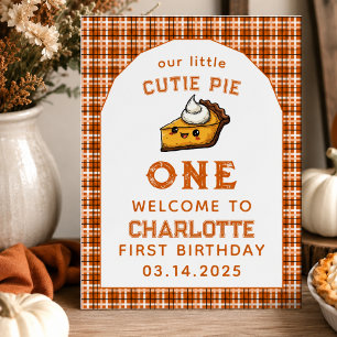Our Little Cutie Pi Day 1st Birthday Foam Board