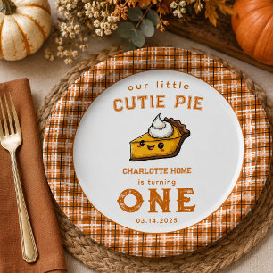 Our Little Cutie Pi Day 1st Birthday Paper Plates
