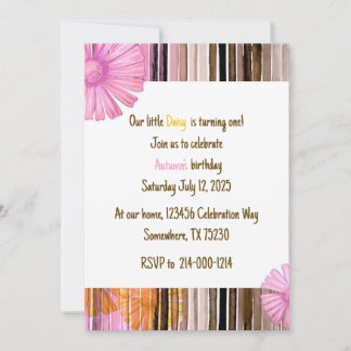 Our little Daisy Invitation