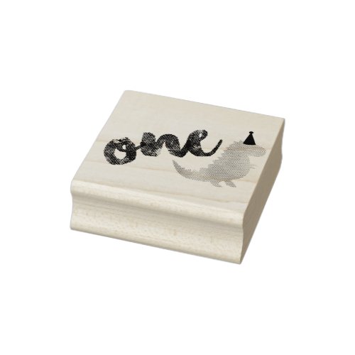 Our Little Dino First Birthday Dinosaur theme Cute Rubber Stamp