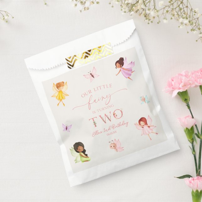 Our Little Fairy Enchanted 2nd Birthday Party Favor Bag (Sealed)