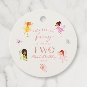 Our Little Fairy Enchanted 2nd Birthday Party Favor Tags
