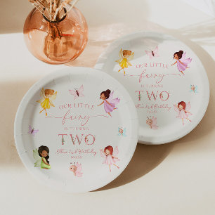 Our Little Fairy Enchanted 2nd Birthday Party Paper Plates