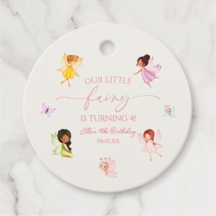 Our Little Fairy Enchanted Fairies Birthday Party Favor Tags