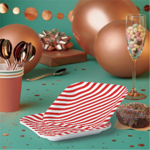 Our Little Firecracker Birthday Square Paper Plates