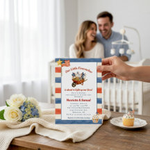 "Our Little Firecracker" Couples Baby Shower