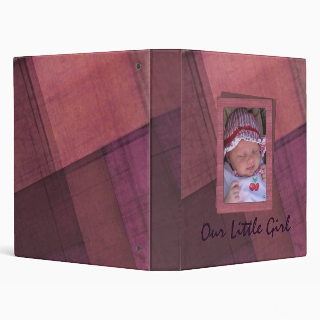 "Our Little Girl Photo Album" Binder (Background)