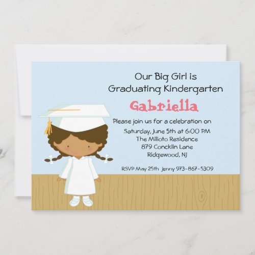 Our Little Girls  Graduation Invitation