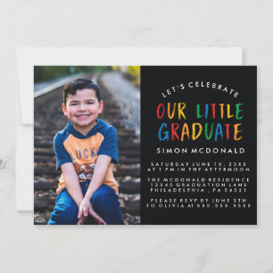OUR LITTLE GRADUATE   GRADUATION PARTY INVITATION