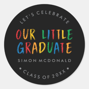 OUR LITTLE GRADUATE   GRADUATION PARTY STICKER