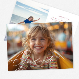 Our Little Graduate Kindergarten Photo Graduation Announcement