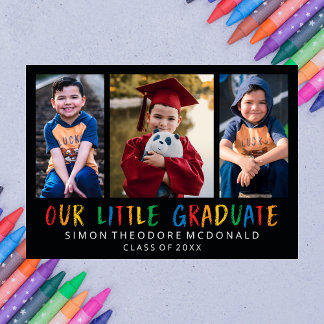 OUR LITTLE GRADUATE PHOTO COLLAGE ANNOUNCEMENT