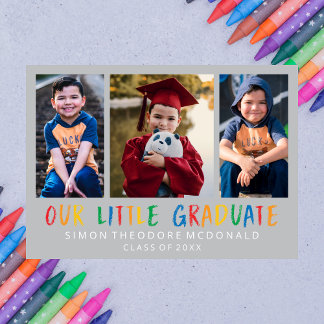 OUR LITTLE GRADUATE PHOTO COLLAGE ANNOUNCEMENT