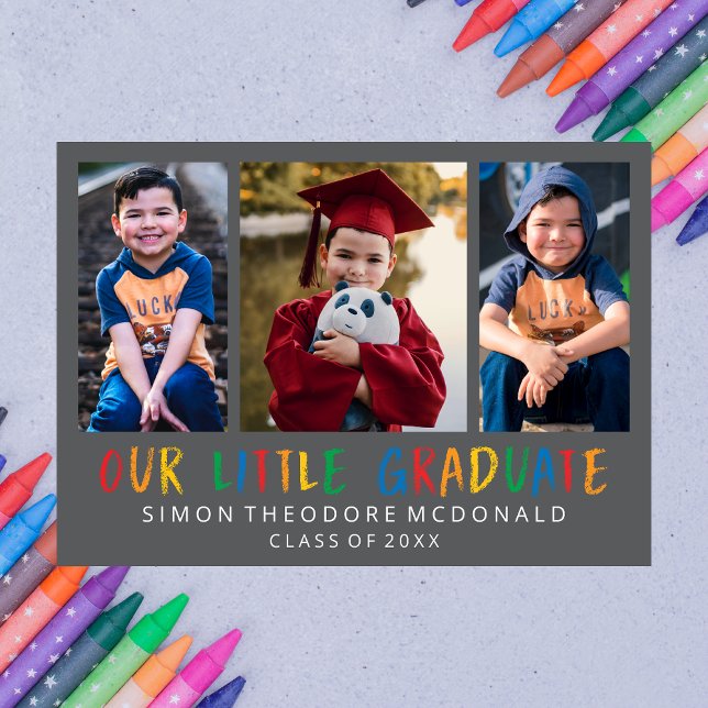 OUR LITTLE GRADUATE PHOTO COLLAGE ANNOUNCEMENT (Creator Uploaded)
