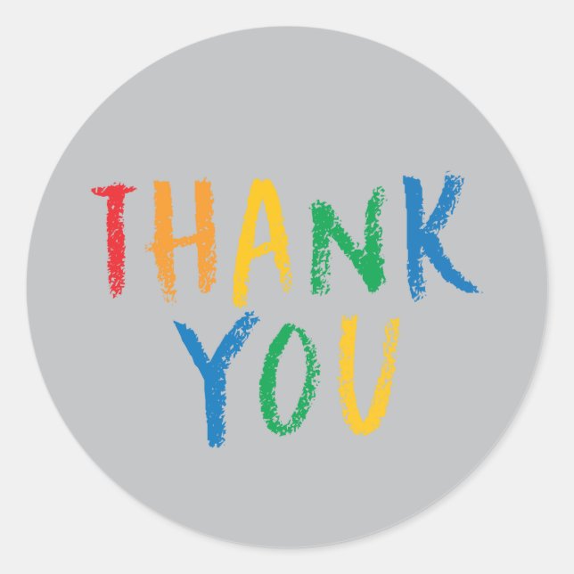 OUR LITTLE GRADUATE | THANK YOU STICKER (Front)