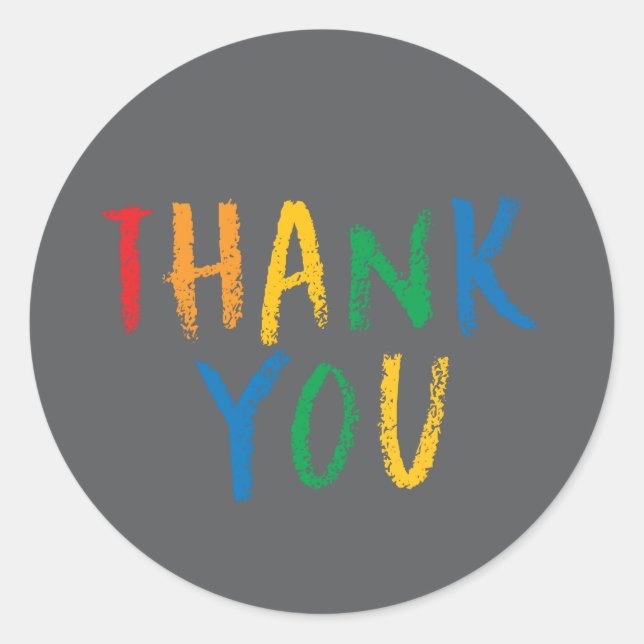OUR LITTLE GRADUATE | THANK YOU STICKER (Front)