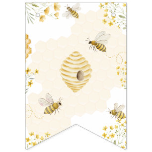 Our Little Honey 1st Birthday Banner
