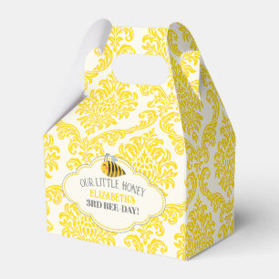 Our Little Honey Bee Birthday Favor Box