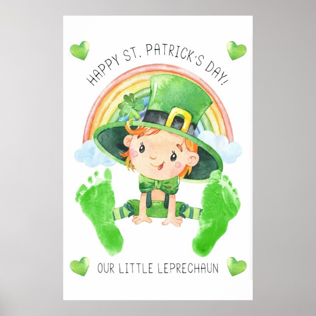 Our little leprechaun poster (Front)