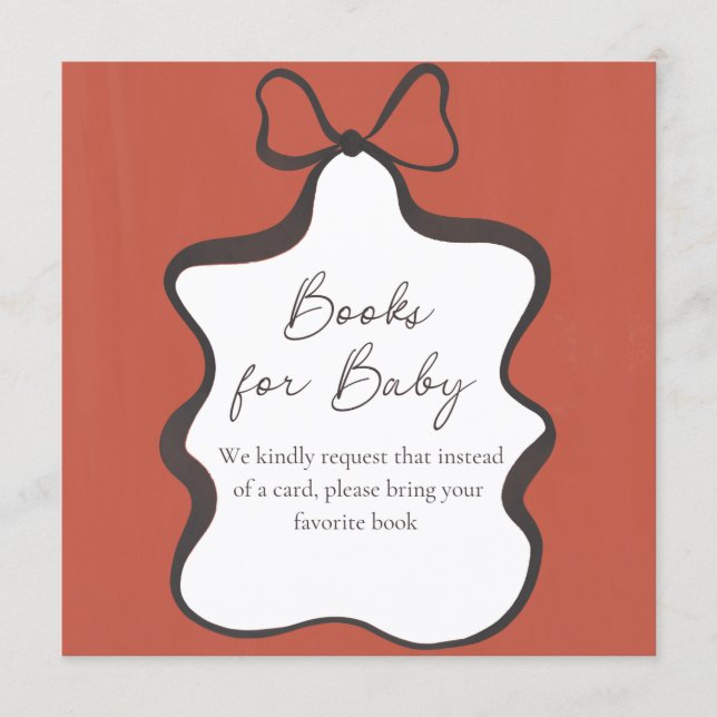 Our Little Love Bug Baby Shower Books for Baby Save The Date (Front)