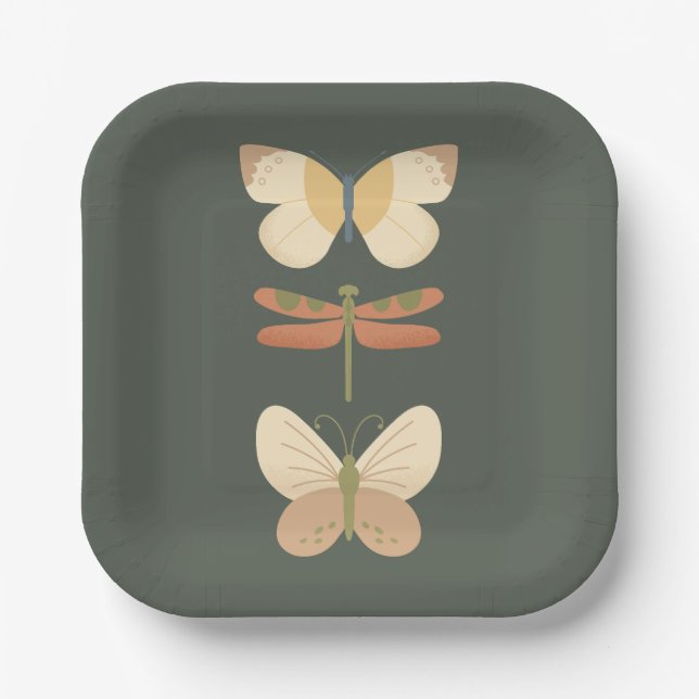 Our Little Love Bug Cutie Bug Paper Plate (Front)