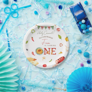 Our Little Meatball 1st Birthday Paper Plates