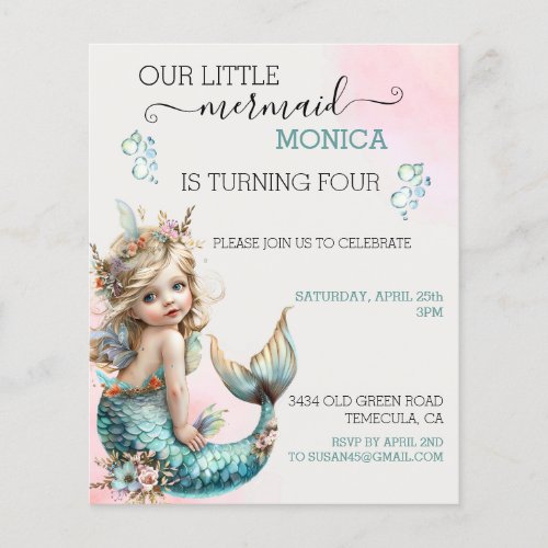 Our Little Mermaid Birthday 
