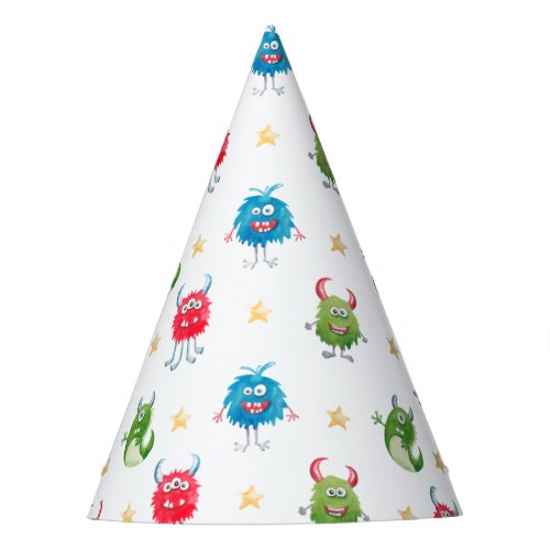 Our Little Monster Birthday Party Party Hat