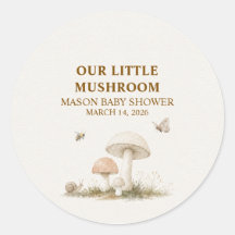 Our Little Mushroom Baby Shower