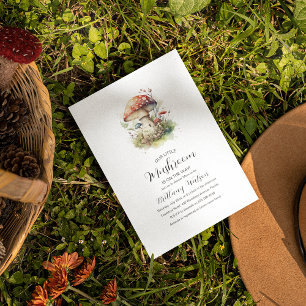 Our little Mushroom is on the way! Baby Shower Invitation
