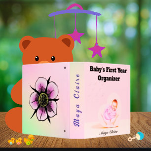 Our Little One’s First Year Journey 3 Ring Binder