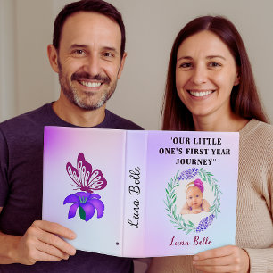 Our Little One’s First Year Journey 3 Ring Binder