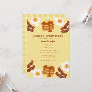 Our Little Pancake Breakfast Brunch Theme Invitation